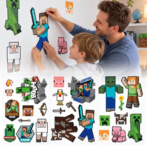 Minecraft pvc wandaufkleber - minecraft,