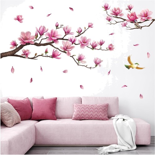 Wandtattoo rosa blumen - rosa,