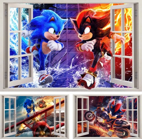 Sonic the hedgehog wandtattoo - hedgehog,