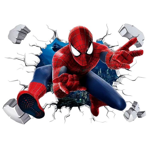 Spiderman wandtattoo - spiderman,