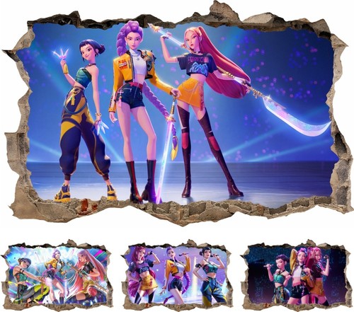Kpop demon hunters wandtattoo - kpop,