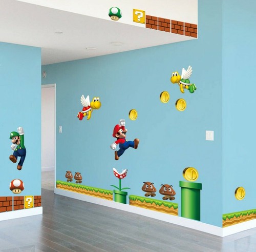 Super mario wandtattoo - mario,