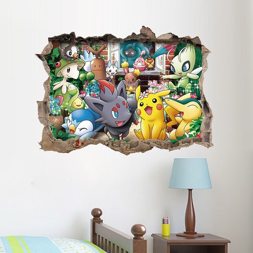 Pokemon wandtattoo aufkleber - pokemon,