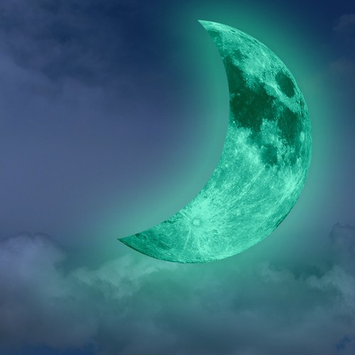 Halbmond sticker mond - sticker,