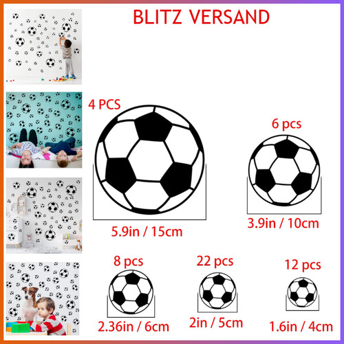 Fußball aufkleber set - fußball-aufkleber,