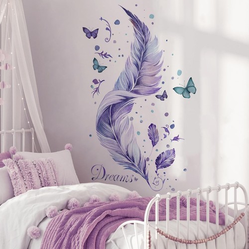 Wandtattoo feder xxl - feder,