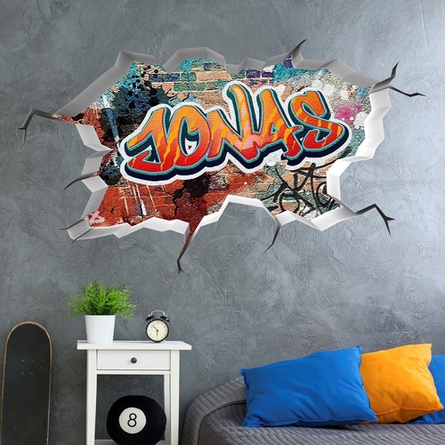 Vr156 wandtattoo graffiti - 3d,