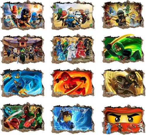 Ninjago 140cm sticker lego - sticker, 3d