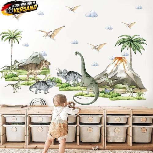 Dinosaurier wandaufkleber xxl - dinosaurier,