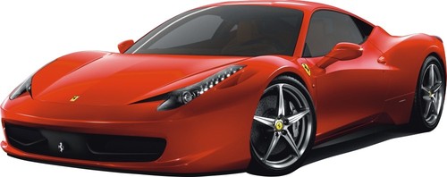 Ferrari 458 italia wandtattoo - ferrari,