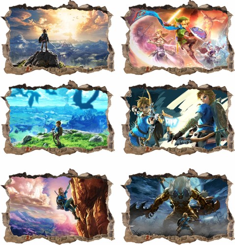 Wandsticker legend zelda - of, 3d