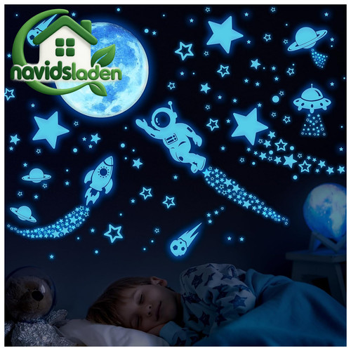 Leuchtende sterne mond - leuchtende,