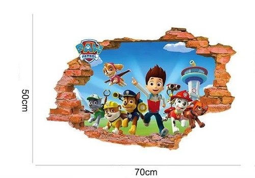 Paw patrol wandtattoo - paw,